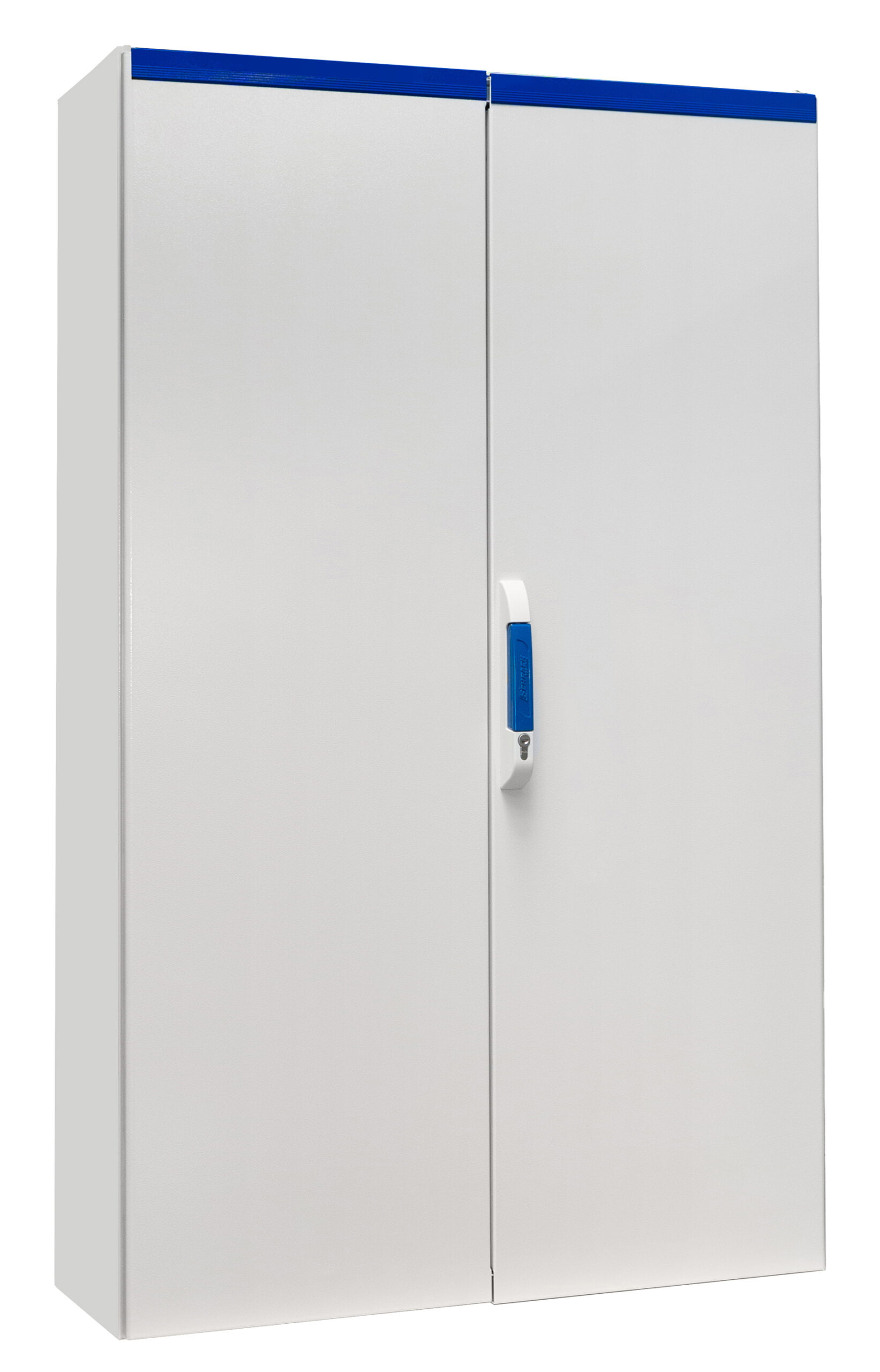 f_kt161032 Dulap compact cu două uşi 1600x1000x300mm RAL 7035